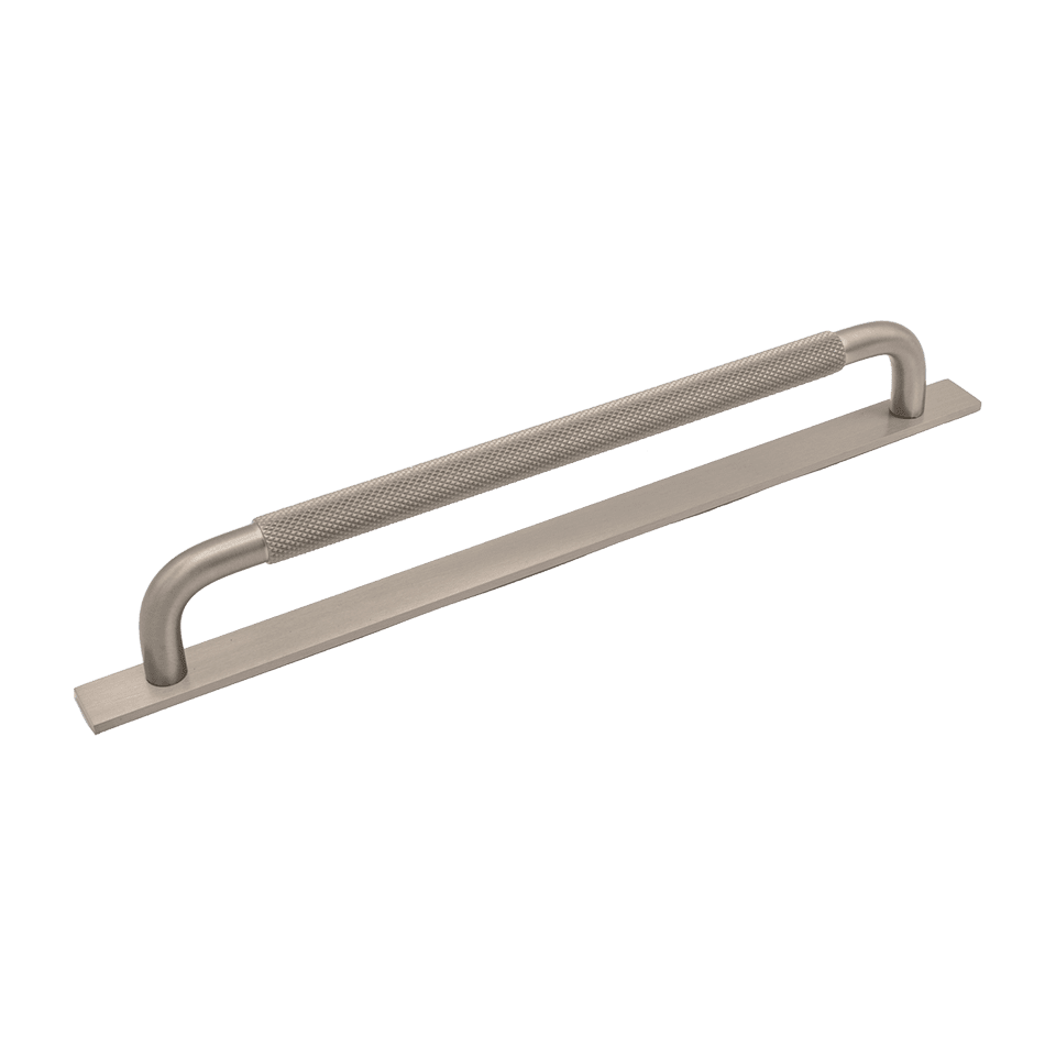 Beslag Design Handtag Helix med bricka / rostfri look 224 mm - metall