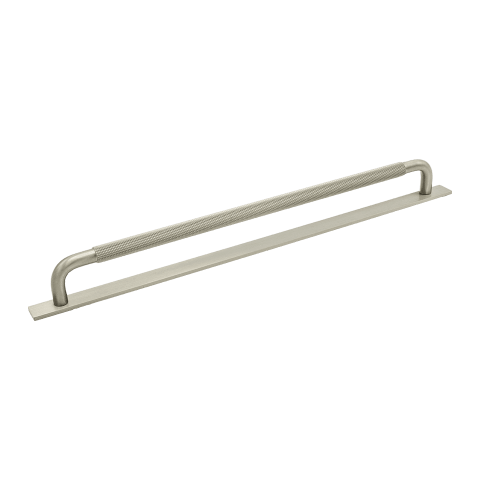 Beslag Design Handtag Helix med bricka / rostfri look 320 mm - metall