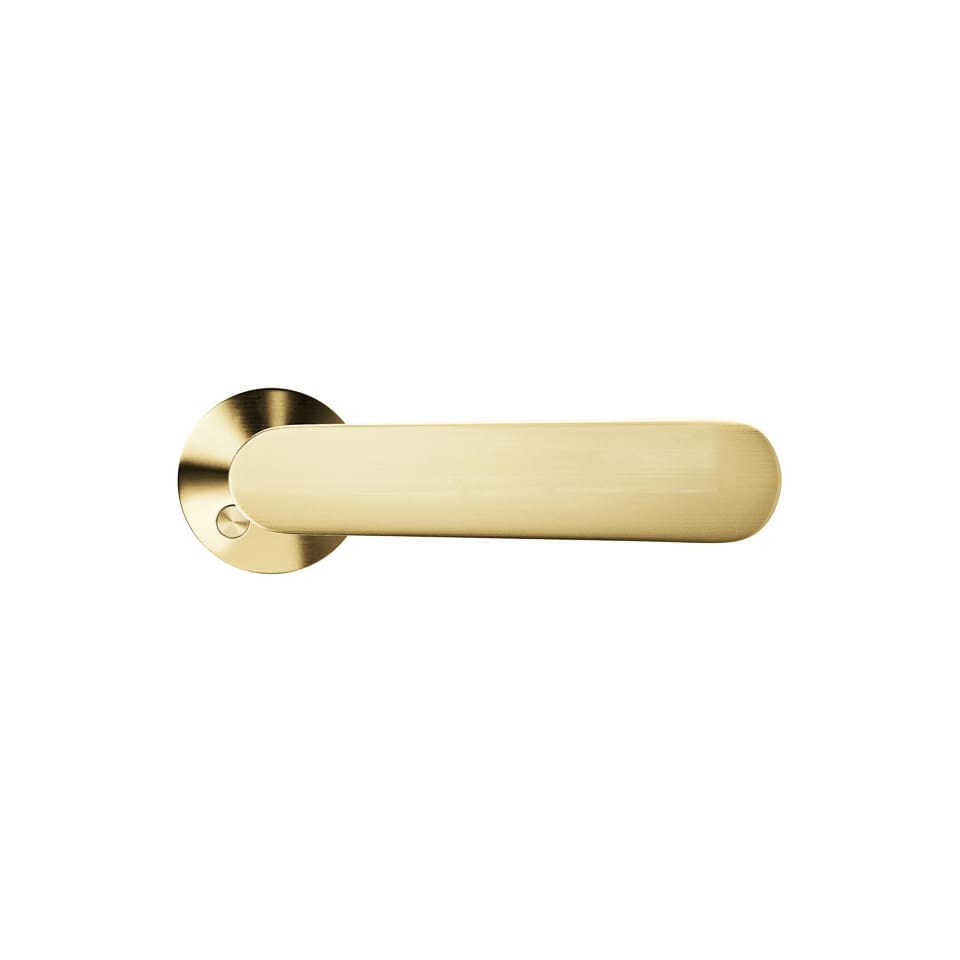 Haboselection exterior door handle brass 18082 top