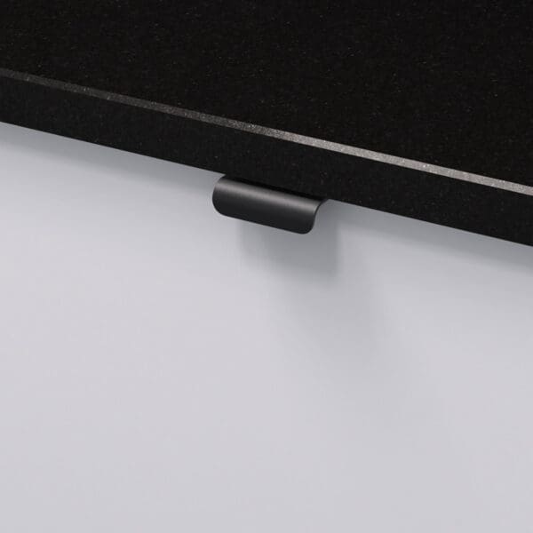 Profilhandtag lip svart 343454 11 40 mm ncs s 0300 n granit svart
