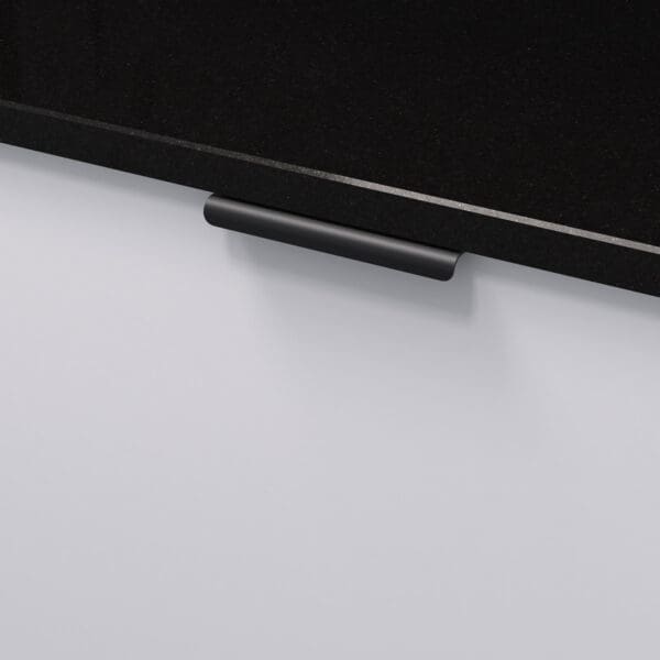 Profilhandtag lip svart 343458 11 120 mm ncs s 0300 n granit svart