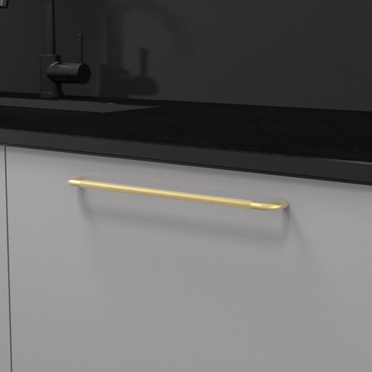 Beslag Design Handtag Helix mässing 320 mm