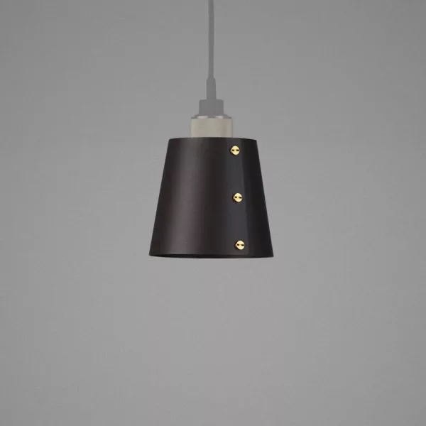 buster punch small graphite shade with brass details 3 2