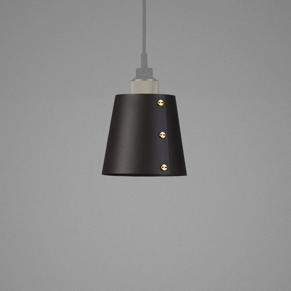 buster punch small graphite shade with brass details 3 2