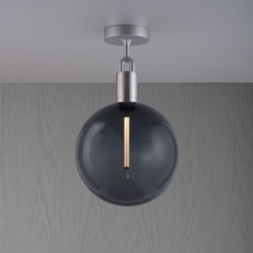 Forked lighting Ceiling Steel Large Smoked Globe v2 Web 1