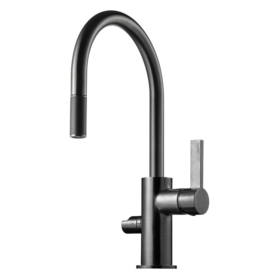 Tapwell ARM385 Brushed Black Chrome 9426348