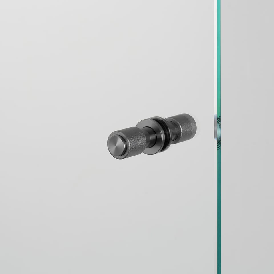Buster+Punch Double-sided Furniture Knob Cast Gun Metal - design