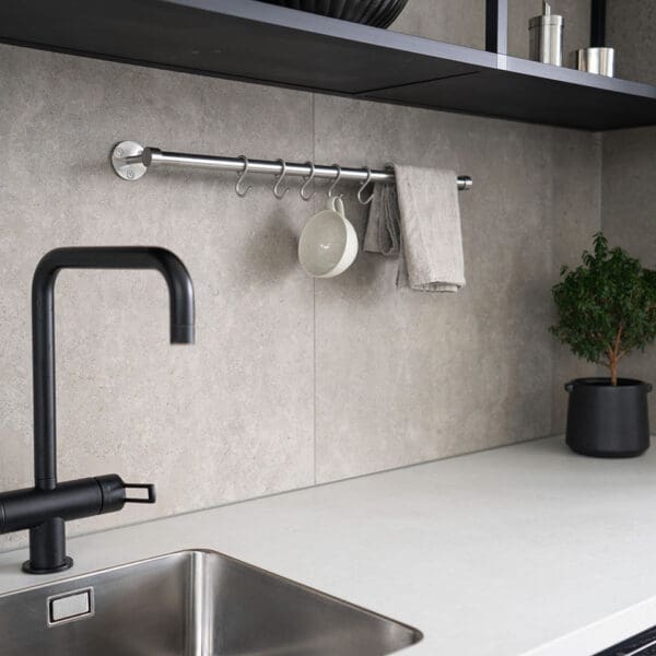 Beslag Design Koksreling Aveny Rostfri 1068205