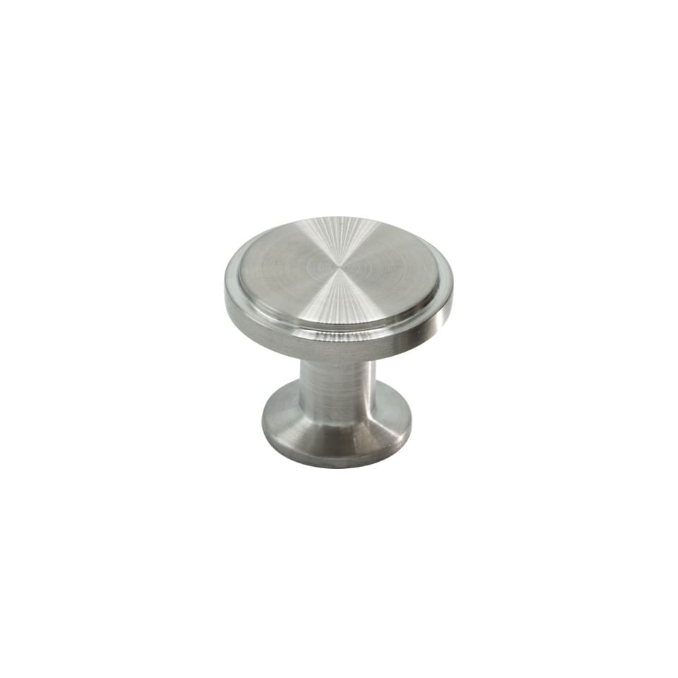 Knopp Uno Rostfri Borstad - metall