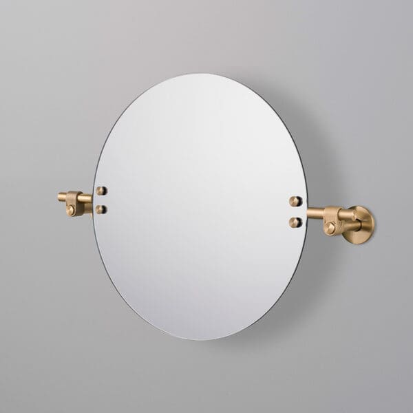 Buster Punch Cast Mirror Small Brass A1