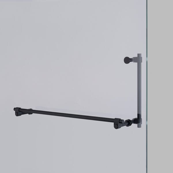 Buster Punch Cast Towel Rail and Pull Bar Black A2