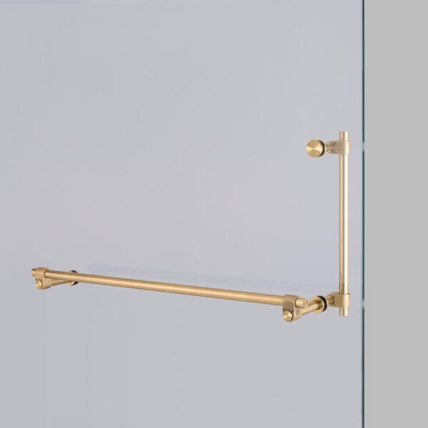 Buster Punch Cast Towel Rail and Pull Bar Brass A2