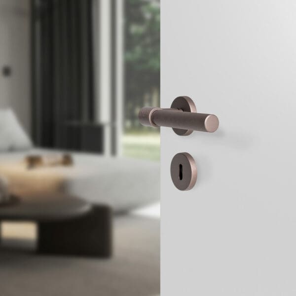 Beslag Design Dorrhandtag Helix 200 Mork Brons 751014 41 2