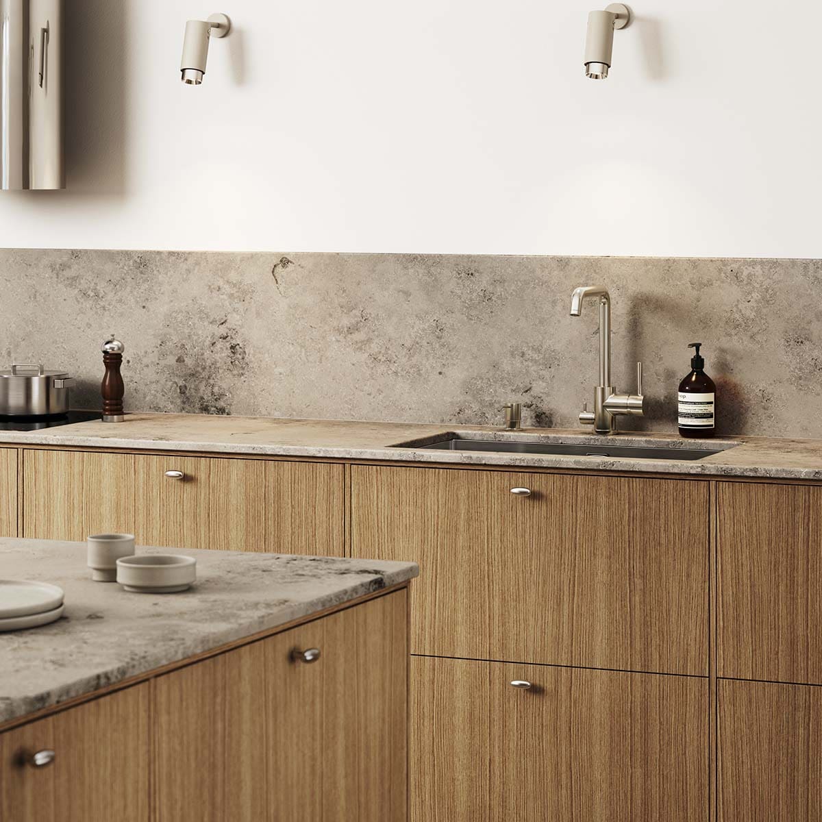 OAK NATURAL KALKSTEN DIETFURT GREY 20 AVRUNDAD EVO 984 BRUSHED NICKEL KNOPP OLIVER ROSTFRI LOOK 1200x1200 2