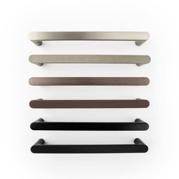 Beslag Design Handtag Vibe Grip Plain mattsvart mork brons rostfri look 1469339